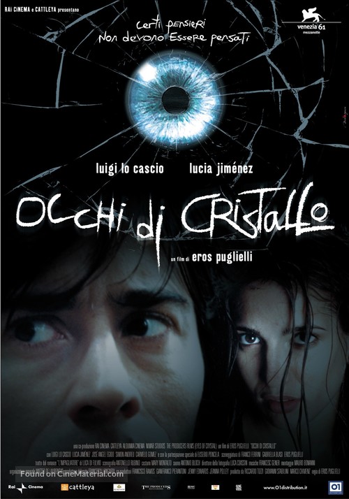 Occhi di cristallo - Italian Movie Poster
