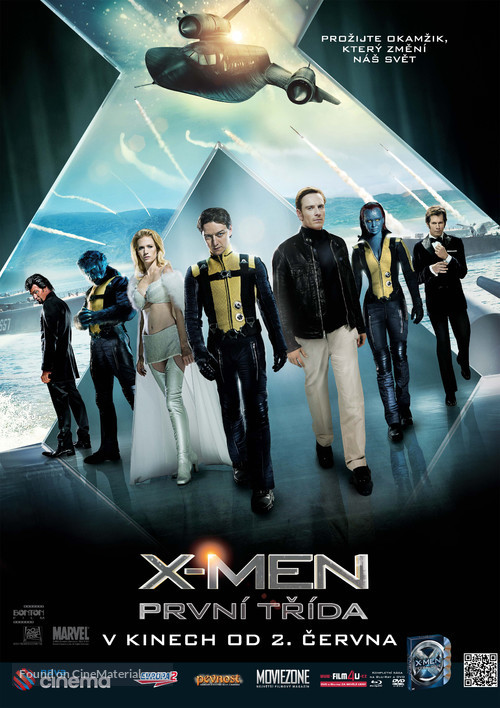 X-Men: First Class - Czech Movie Poster
