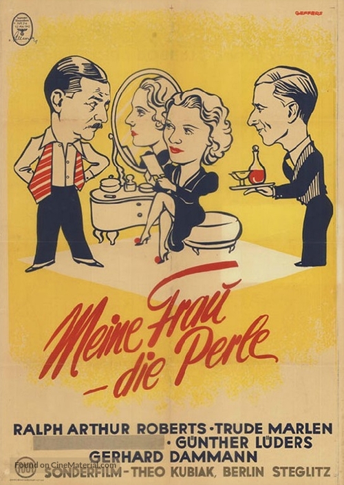 Meine Frau, die Perle - German Movie Poster