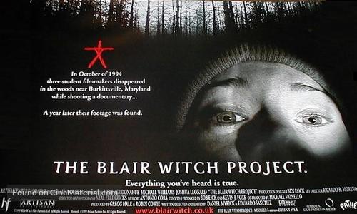 The Blair Witch Project - British Movie Poster