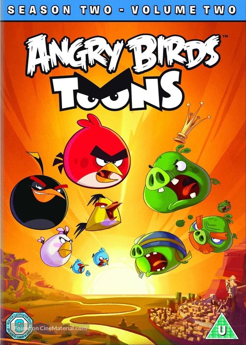 &quot;Angry Birds Toons&quot; - British DVD movie cover