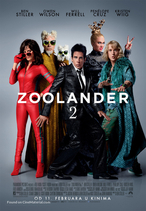 Zoolander 2 - Croatian Movie Poster