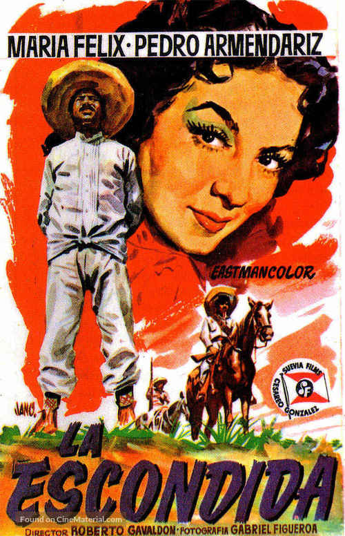 La escondida - Mexican Movie Poster
