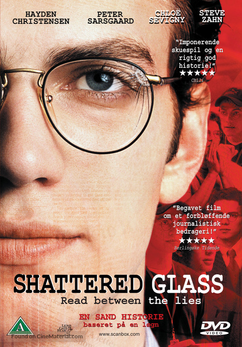 Shattered Glass - Danish DVD movie cover