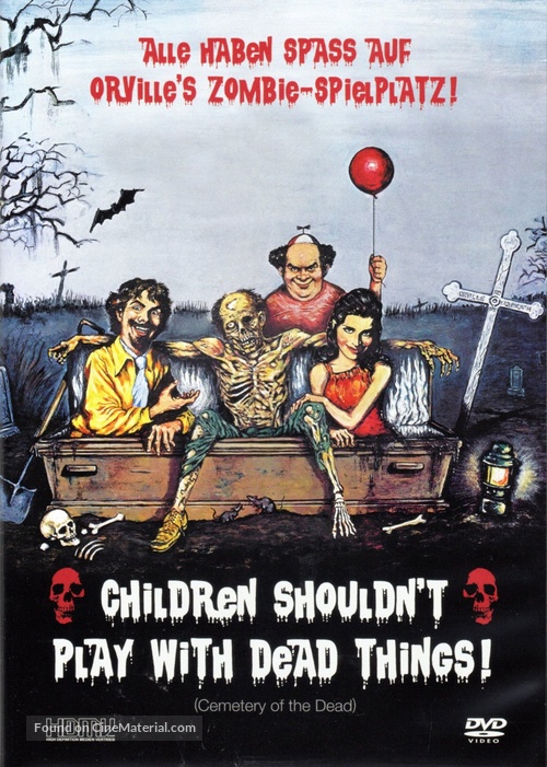 Children Shouldn&#039;t Play with Dead Things - German DVD movie cover