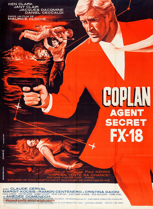 Agent secret FX 18 - French Movie Poster