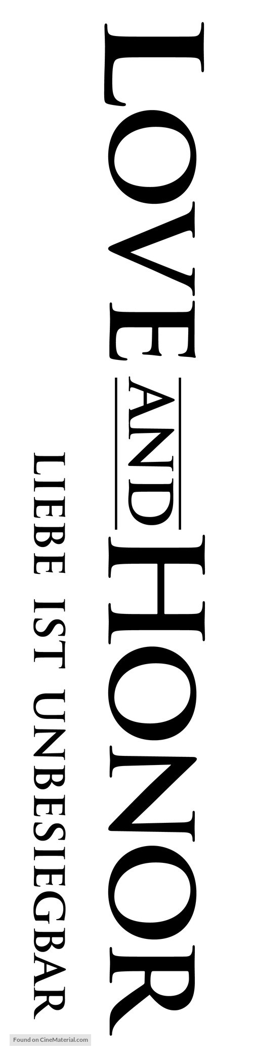 Love and Honor - German Logo