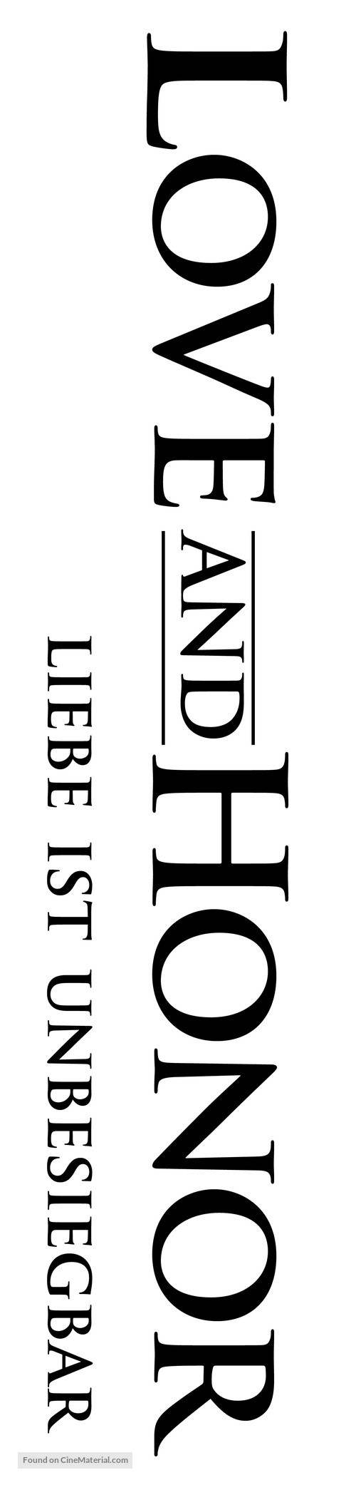 Love and Honor - German Logo
