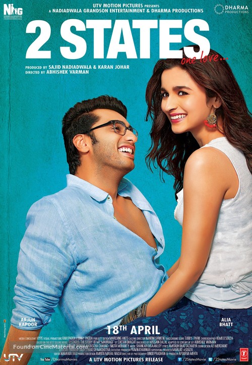 2 States - Indian Movie Poster