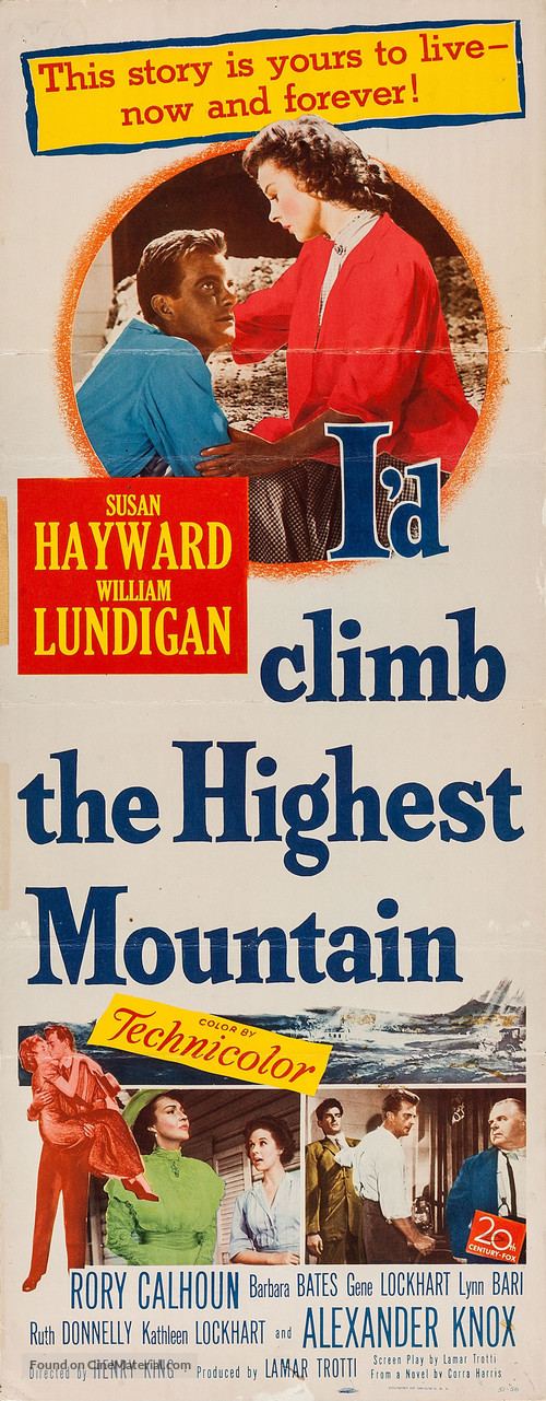 I&#039;d Climb the Highest Mountain - Movie Poster