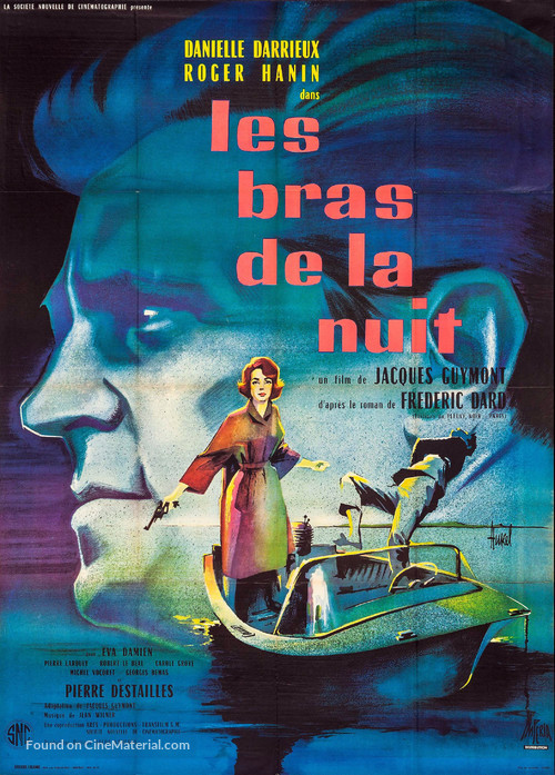 Les bras de la nuit (1961) French movie poster