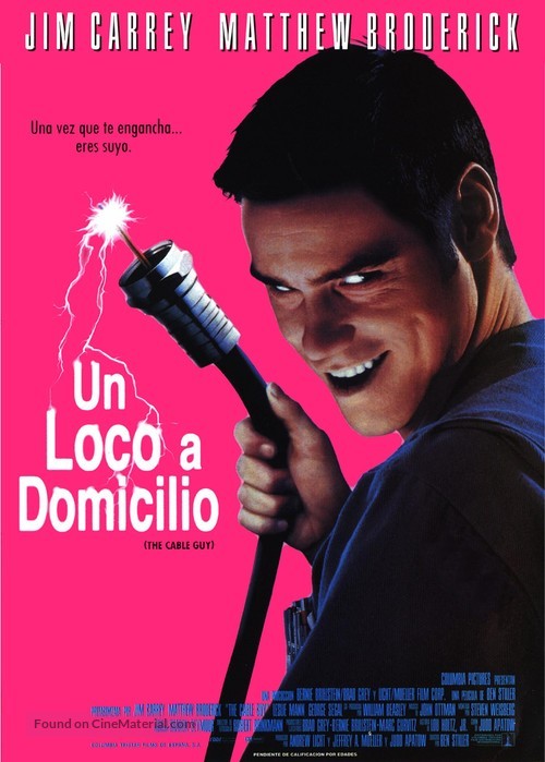 The Cable Guy - Spanish Movie Poster