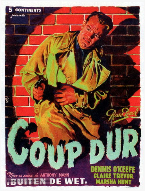 Raw Deal - Belgian Movie Poster