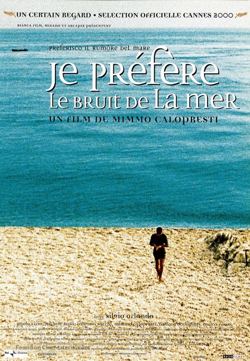 Preferisco il rumore del mare - French Movie Poster