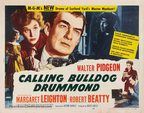 Calling Bulldog Drummond - Movie Poster