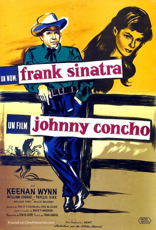 Johnny Concho - French Movie Poster