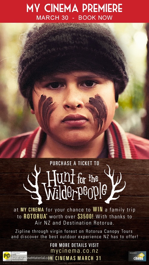 Hunt for the Wilderpeople - New Zealand Movie Poster