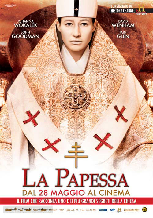 Die P&auml;pstin - Italian Movie Poster