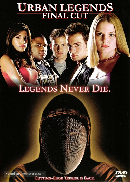 Urban Legends Final Cut - DVD movie cover