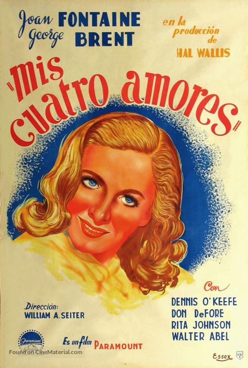 The Affairs of Susan - Argentinian Movie Poster