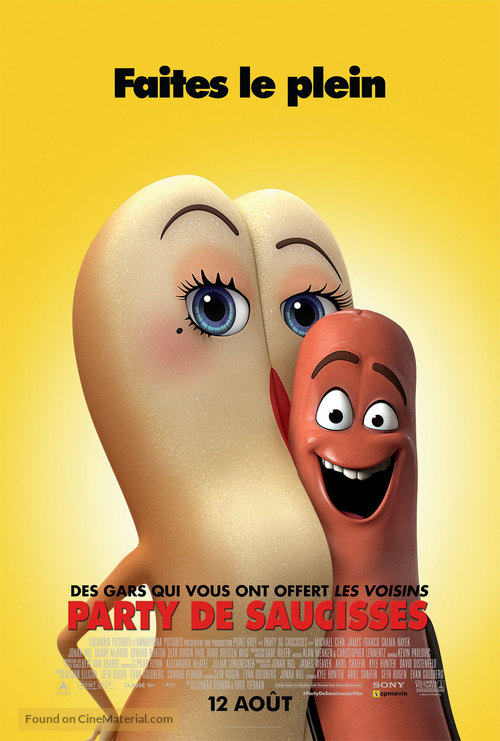 Sausage Party - Canadian Movie Poster