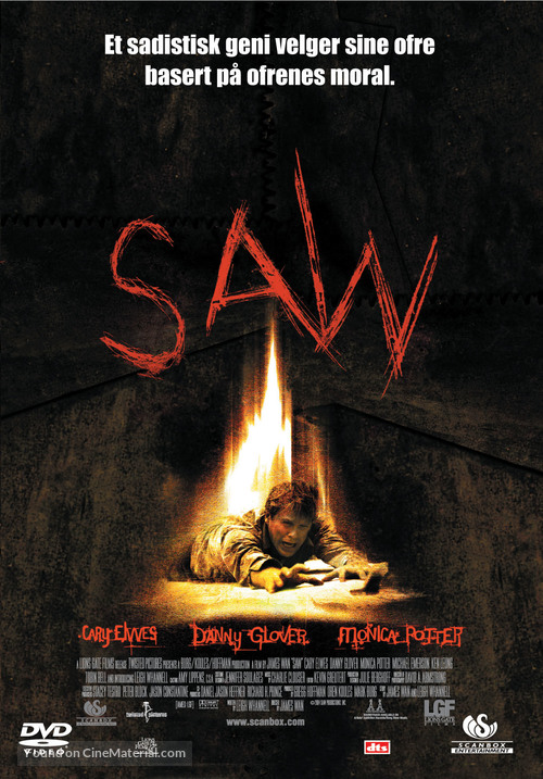 Saw - Norwegian DVD movie cover