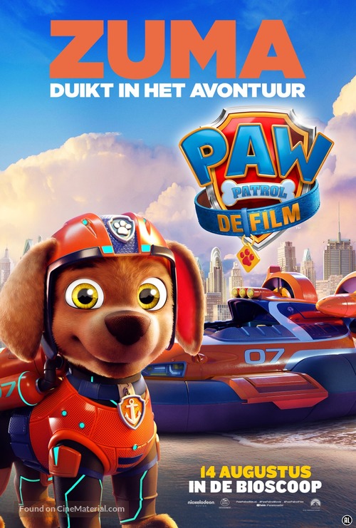 Paw Patrol: The Movie - Dutch Movie Poster