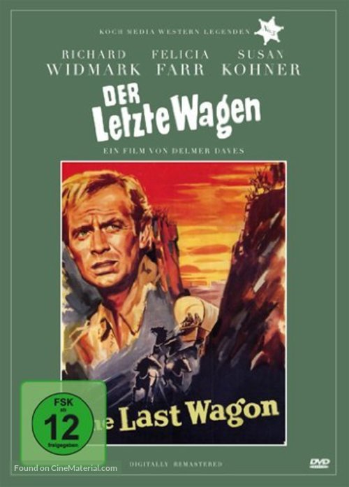 The Last Wagon - German DVD movie cover