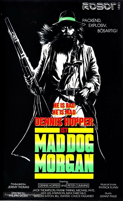 Mad Dog Morgan - German VHS movie cover