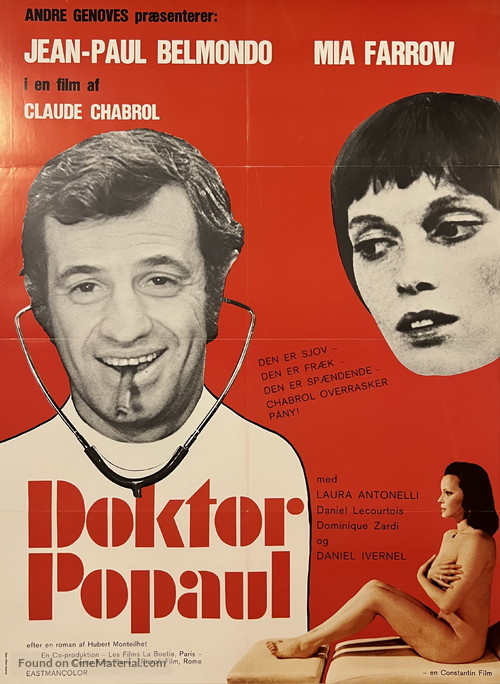 Docteur Popaul - Danish Movie Poster