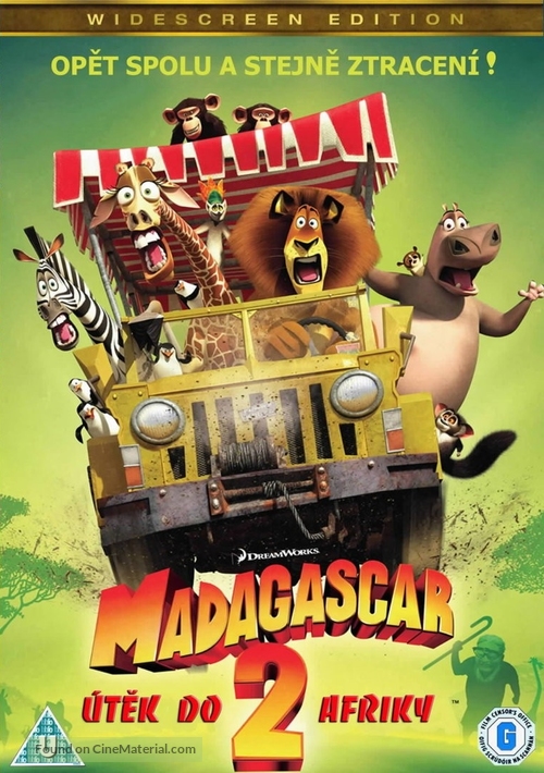Madagascar: Escape 2 Africa - Czech Movie Cover
