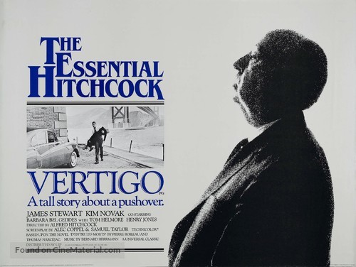 Vertigo - British Re-release movie poster