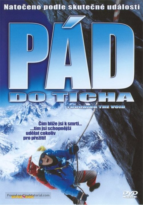 Touching the Void - Czech DVD movie cover