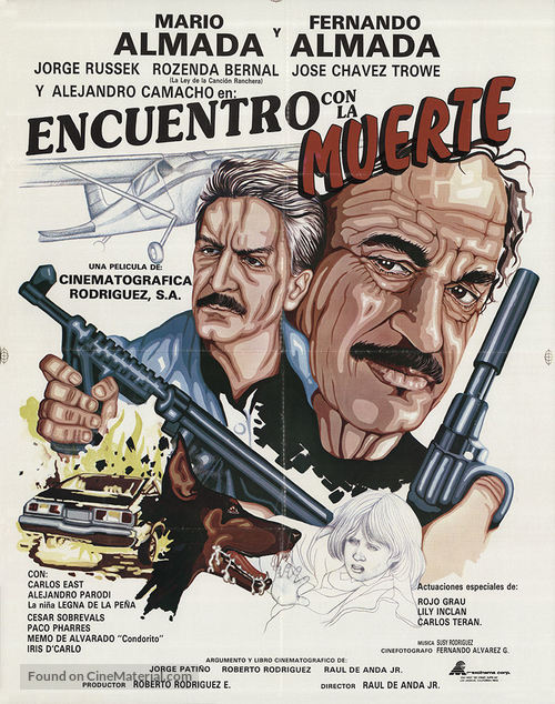 Encuentro con la muerte - Mexican Movie Poster