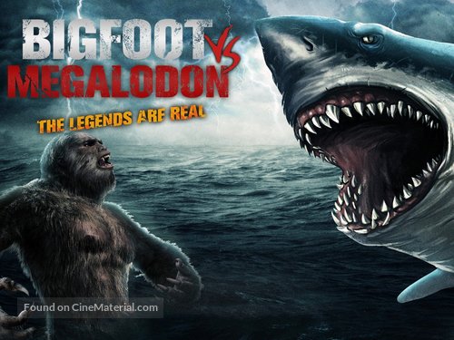 Bigfoot vs Megalodon - poster