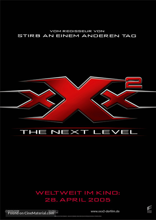 XXX 2 - German Movie Poster