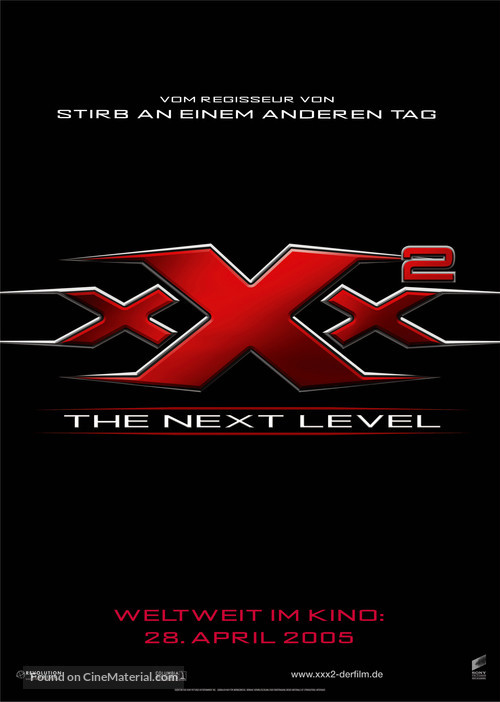 XXX 2 - German Movie Poster