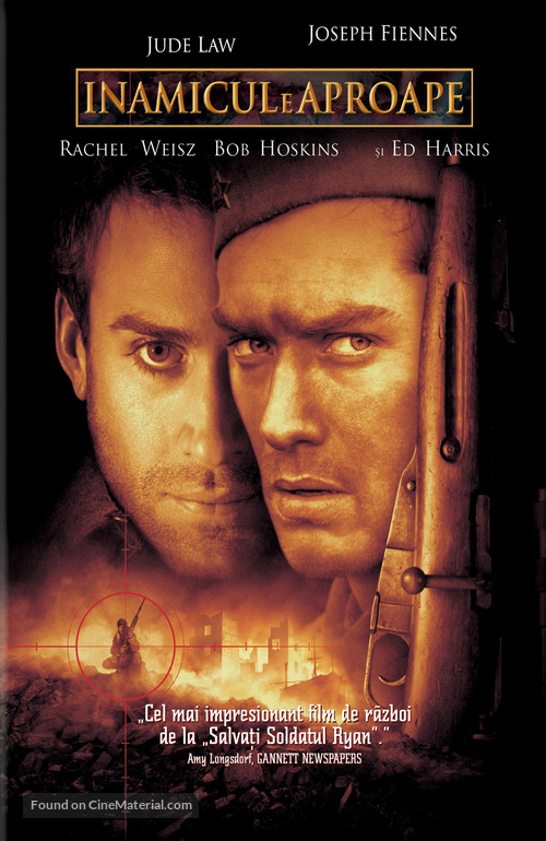 Enemy at the Gates - Romanian DVD movie cover