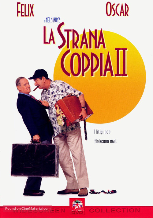 The Odd Couple II - Italian DVD movie cover