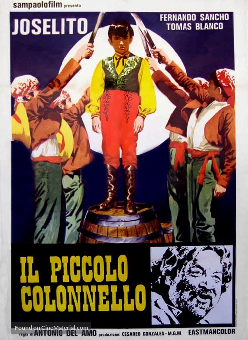 El peque&ntilde;o coronel - Italian Movie Poster