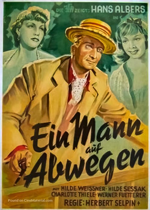 Ein Mann auf Abwegen - German Movie Poster