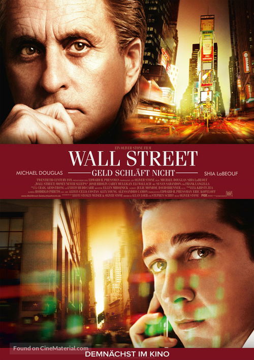 Wall Street: Money Never Sleeps - Hungarian Movie Poster