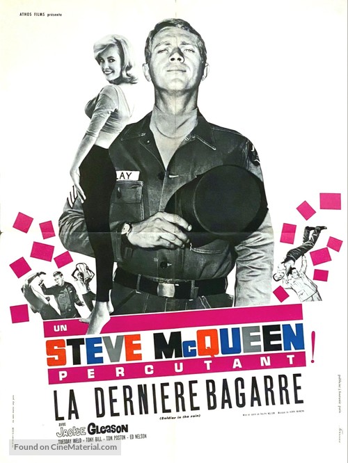 Soldier in the Rain - French Movie Poster