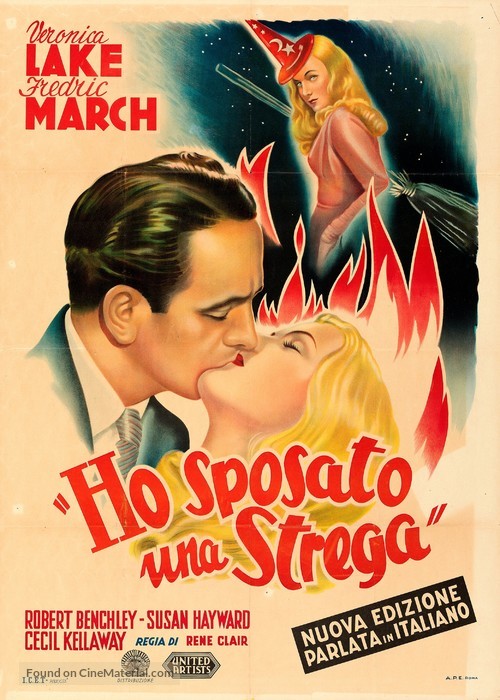 I Married a Witch - Italian Movie Poster