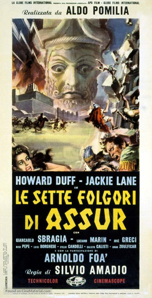 Le sette folgori di Assur - Italian Movie Poster