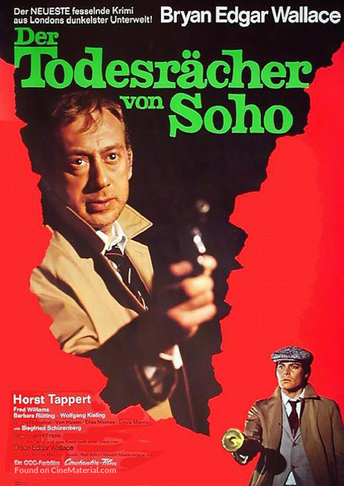 Der Todesr&auml;cher von Soho - German Movie Poster