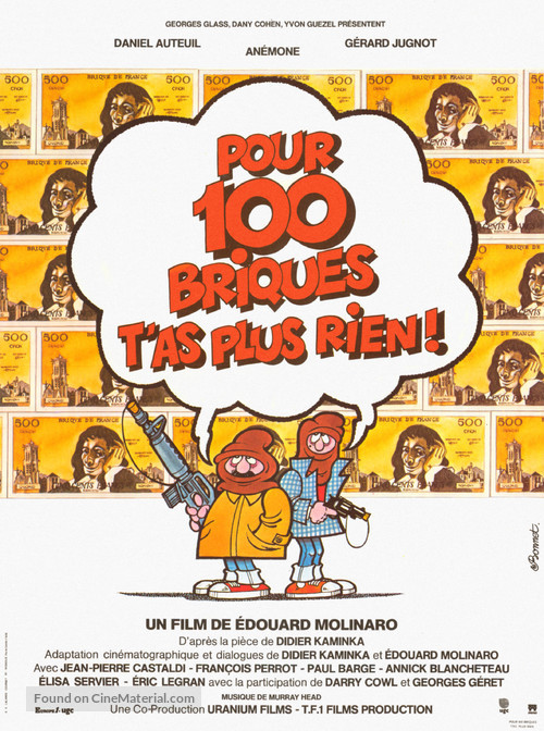 Pour 100 briques t&#039;as plus rien... - French Movie Poster