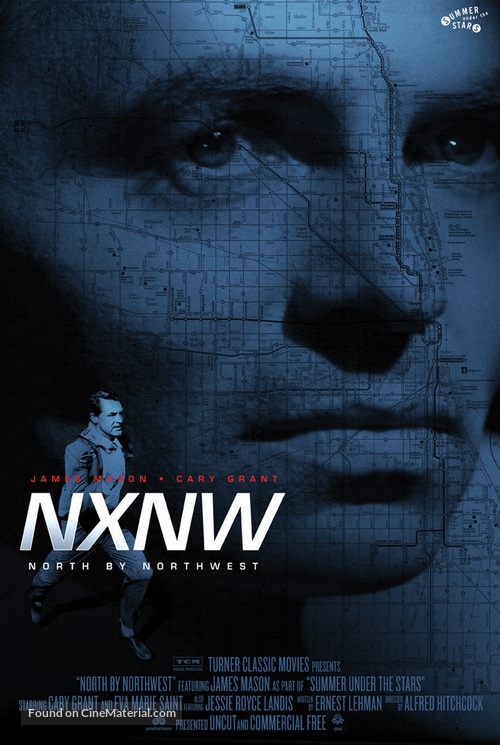 North by Northwest - Re-release movie poster