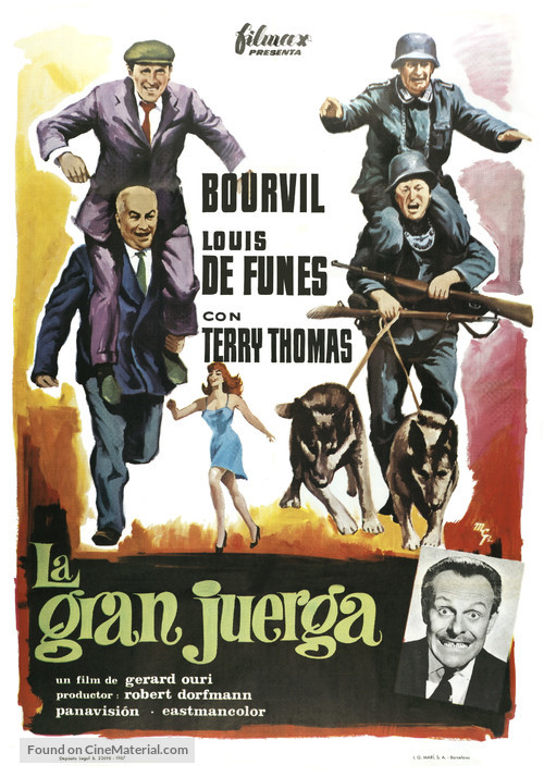 La grande vadrouille - Spanish Movie Poster