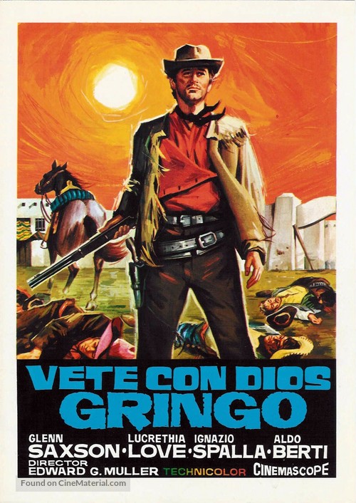 Vaya con dios gringo - Spanish Movie Poster